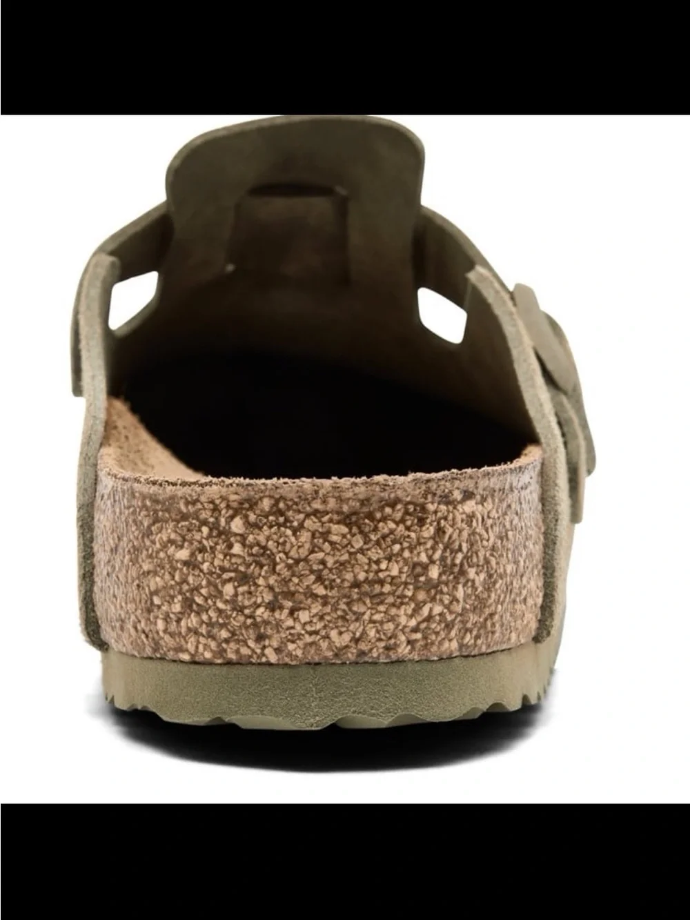 NWB Birkenstock men’s Boston suede leather casual clogs olive green size 11-11.5